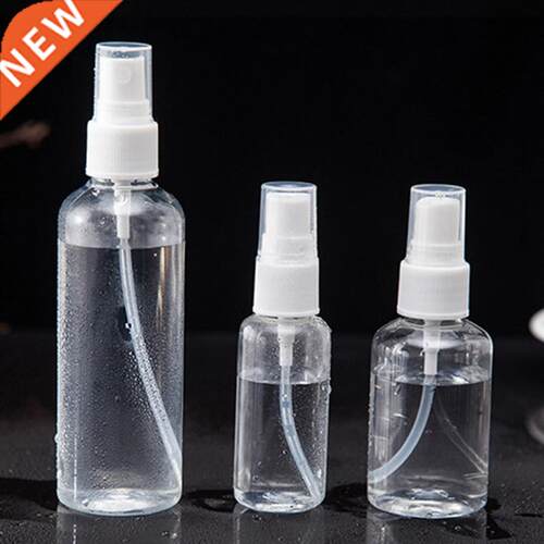 White Empty Plastic Spray Bottles Pump Sprayer Refillable Bo