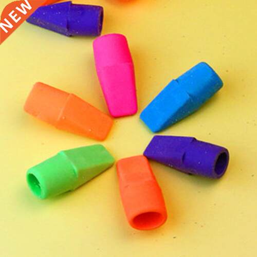 50pcs Pencil Top Eraser Small DIY Remove Mark Student Kids T