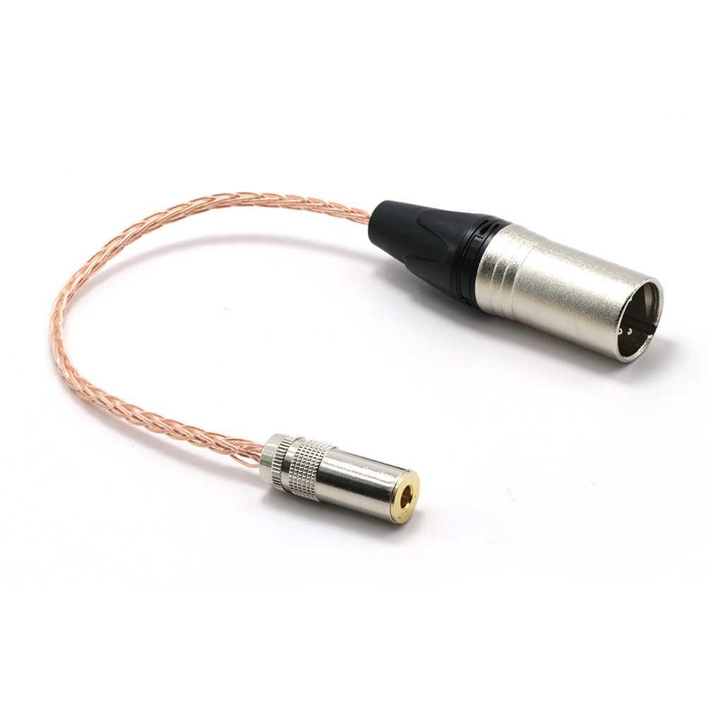 Hight Quality 4Pin Balanced XLR Male to 4.4mm Balanced Femal
