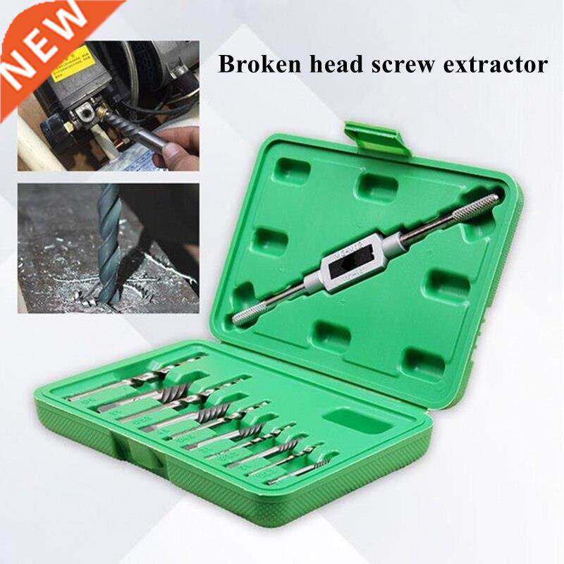 Damaged Screw Extractor Remover Drill Bit Set Disassemble