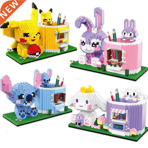 Pokemon Pikachu Cartoon Micro Building Blocks Stitch Stellal