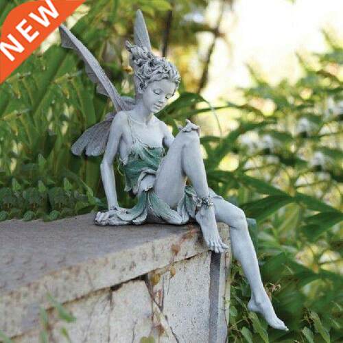 Flower Fairy Angel Wing Resin Ornament Decoration Artwork