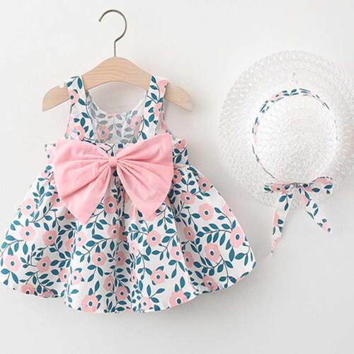2pcs Baby Girls Breathable Cotton Summer Casual Clothing Set