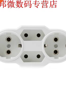 EU Type Conversion Plug 1 TO 4 Way EU Standard Power Adapter
