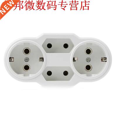 EU Type Conversion Plug 1 TO 4 Way EU Standard Power Adapter