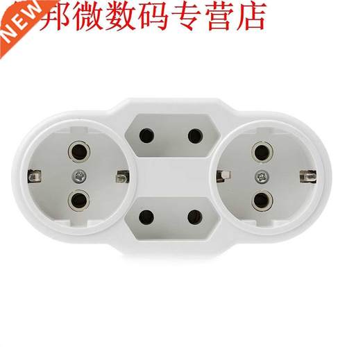 EU Type Conversion Plug 1 TO 4 Way EU Standard Power Adapter