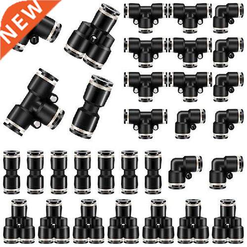 Push To Connect Fittings Air Line Pneumatic Fittings Kit 28