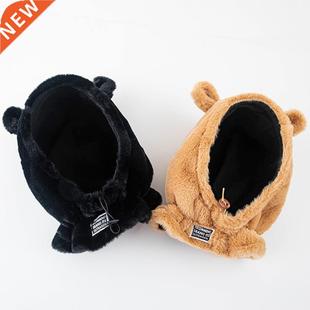 65% Dropshipping!!Women hat winter cute bear ear design soli