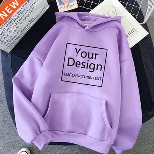 Women Custom Hoodie Customize Logo Personalized Hoodie Free