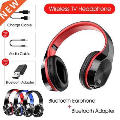 Bluetooth 5.0 TV Headset HiFi bluetooth Headphone 9D Stereo