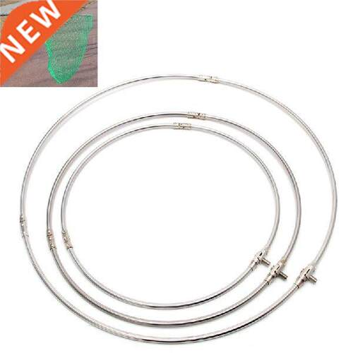 Stainless Steel Fishing Folding Net Brail Head Round Dipnet