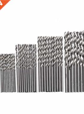 50Pcs HSS Straight Shank Twist Drill Tool Set 1MM/1.5MM/2MM/