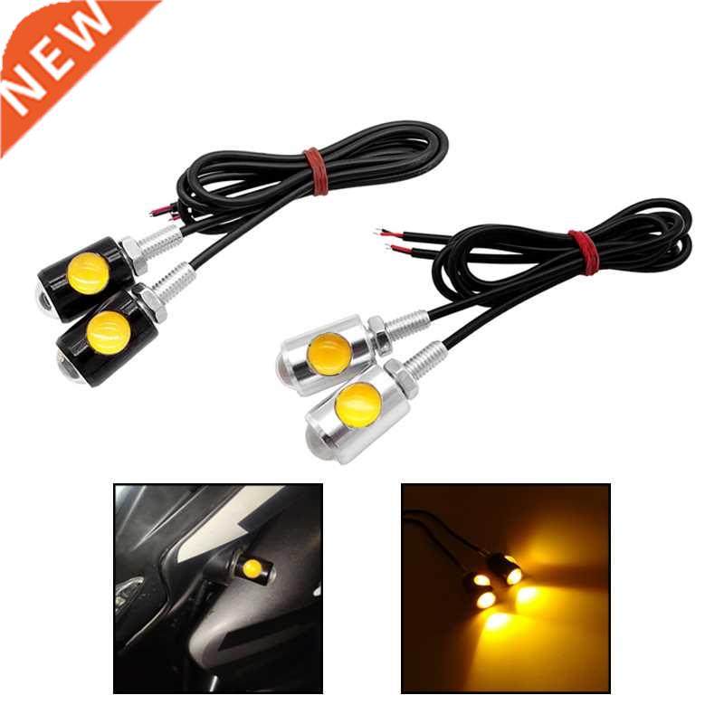 2 Pcs LED Motorcycle Signal Lamp Super Bright LED Car Number
