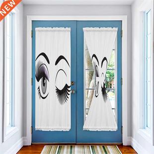 Eyes Female Eyelashes Beautiful Door Curtains for Living
