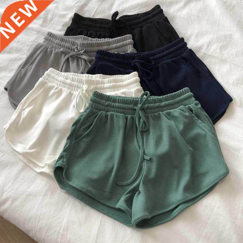 sports shorts women summer candy color anti emptied skinny s
