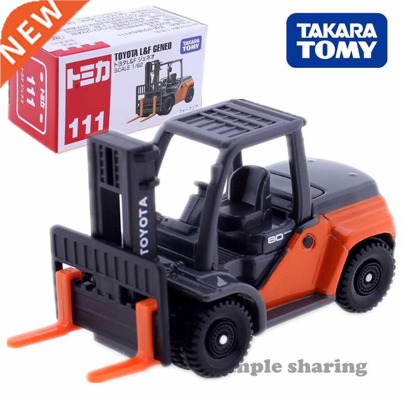 Takara Tomy Tomica #111 Toyota L&F Geneo Forklift Scale