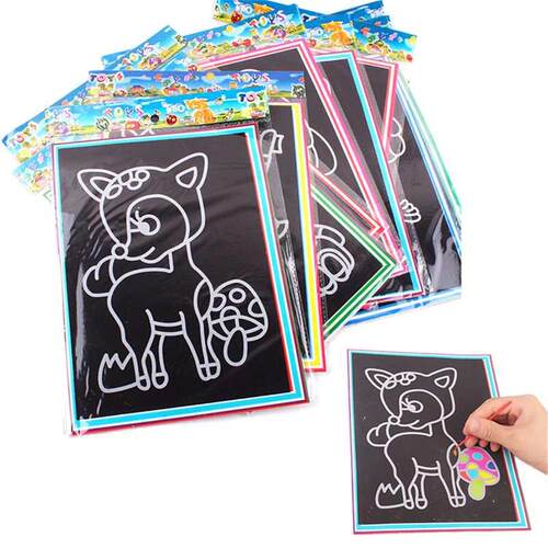 Kids Scraping Painting Education Learning Toys For Children