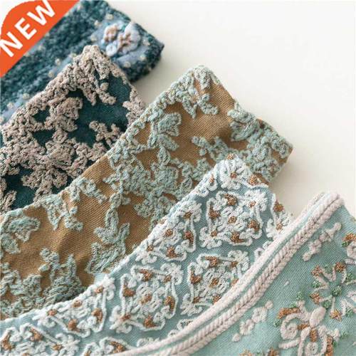 Harajuku Retro Embroidery Woman Socks Japanese Kawaii Cute S