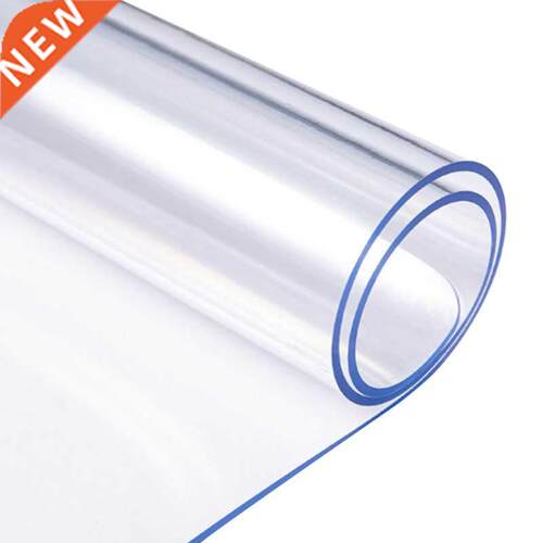 1.5mm Thick Clear Desk Pad Protector Plastic Table Mat Trans