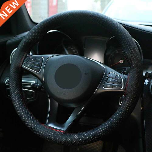 Universal Car Steering Wheel ver Auto PU Leather Braiding ve