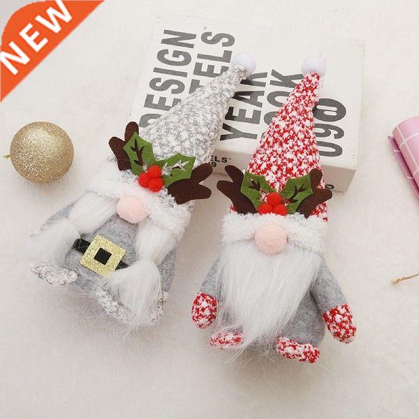 2021 New Year Gnomes Christmas Decor Creative Antlers Dwarf