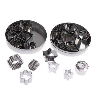 4/24Pcs/lot Stainless Steel Pottery Clay Tools Geometry