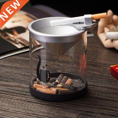 Detachable Ash Tray with Funnel Lid Aluminum Alloy