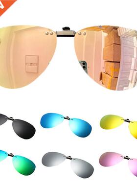 Polarized Sunglasses Metal Clips Myopia Unisex Driving Drive