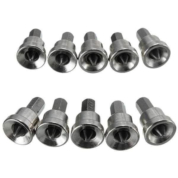 10pcs Gypsum positioning drill, Phillips screwdriver 25mm