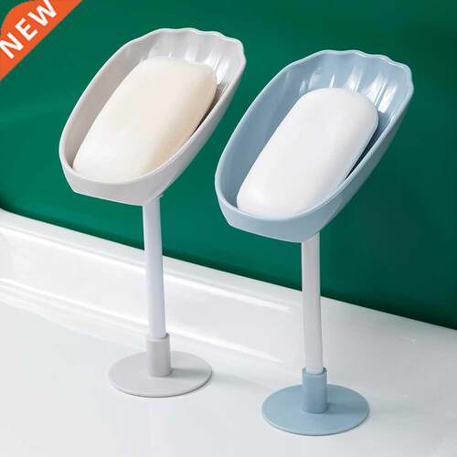 Soap Dish Drain Suction Cup Punch-free Soap Holder Box Wall