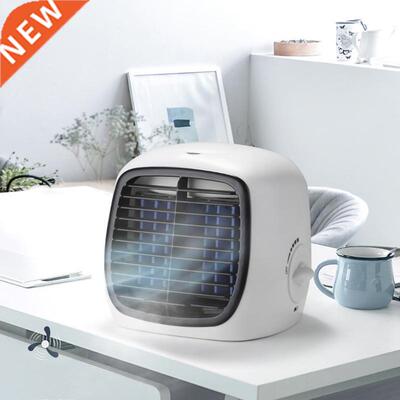 USB Mini Air Cooler Portable Desk Small Fan Humidificatio
