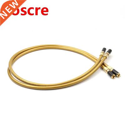 Yter Helexink Golden 5-C RCA Interconnect Cable With Carbon