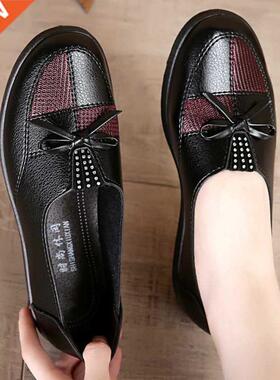 2020 Cheap Shoes Women Leather Flats Female Flats Spring Sho