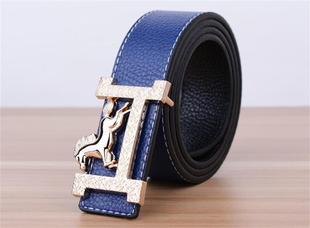 New Designer Men's Belt Fashion Luxury Brand Genuine Leather