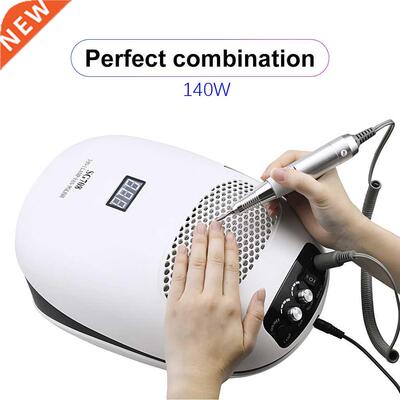 140W 3-IN-1 Nail Drill Manicure Machine & Nail Dust Vacu