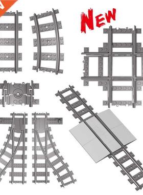 City Trains Train Track Rail Bricks Model Toy Soft Track&am