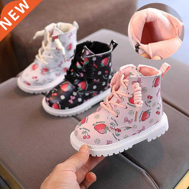 New Children Shoes Boots For Girls Mrtin Boots Fshion Let