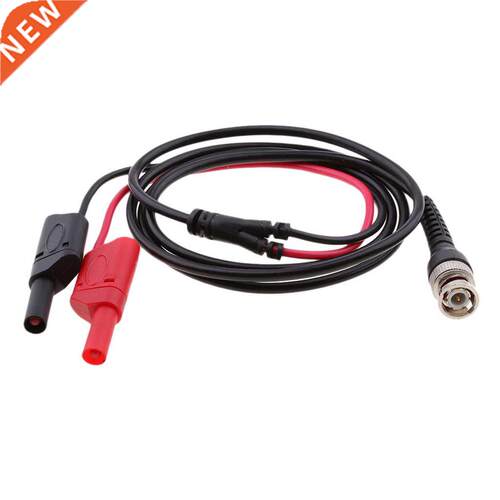 BNC Q9 To 4mm Stackable Shrouded Banana Plug Test Leads Prob