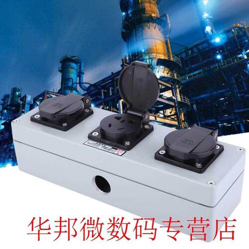 Industrial Grade Socket 10A Water and Dust Proof 2200W 220V