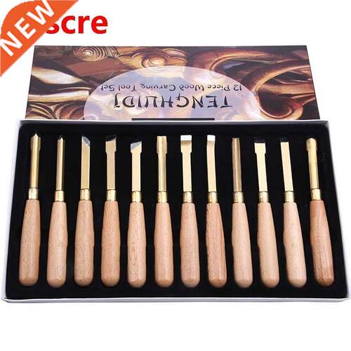 12 PCS Wood Carving Knife Chisels Knife Sculpture Knife Woo
