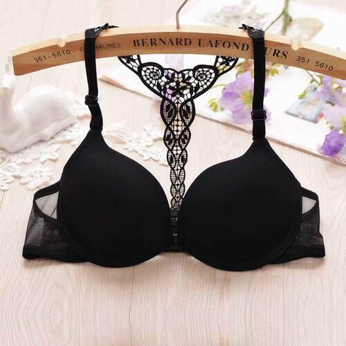 New fashioin style beauty back seamless front buckle sexy pu