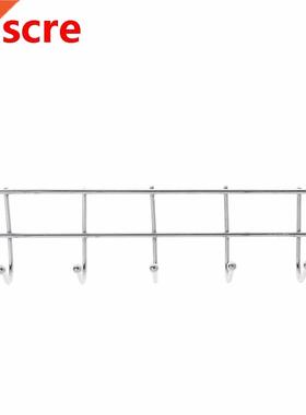 5 Hooks Over Door Clothing Hanger Rack Cabinet Door Loop Hol