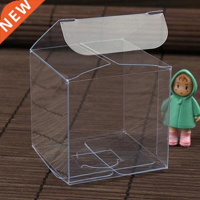 10/25pcs 4x4x4cm Clear Plastic Pvc Packing Box Transparent C