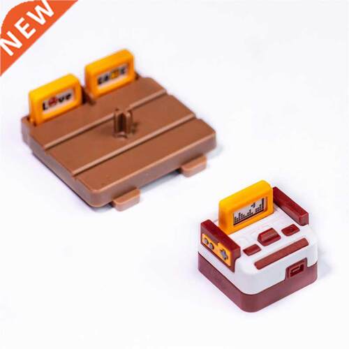Classic Retro FC Famicom Plastic Keycaps Compatible Axle Swi