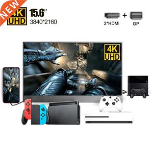 4K 15.6 Portble Monitor IPS LCD Screen 3840x2160 HD for PC