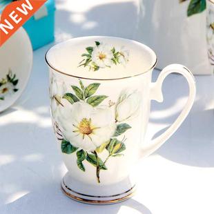 300ML, bone china funny coffee mugs, porcelain floral painti