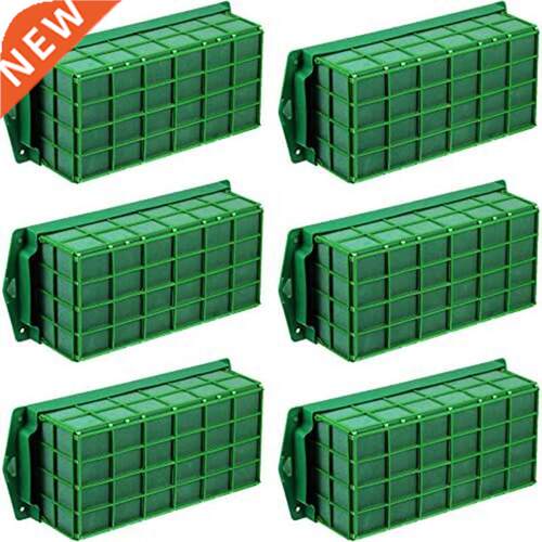 6Pc Rectangular Flower Foam Cage Flower Stand wth Floral