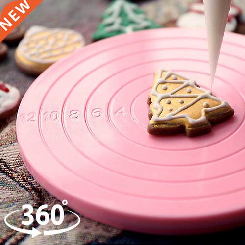 DIY Cake Turntable 360 Degree Rotating Practical Cake Tool