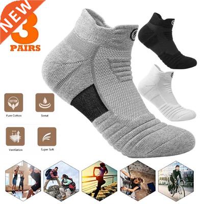 3pairs/lotMen Cycling Sock Breathable Outdoor Basketball Soc