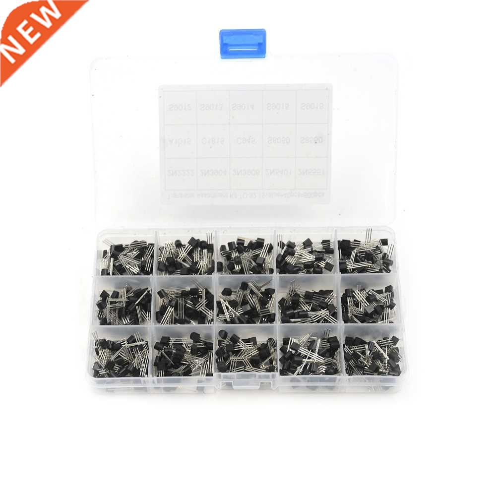 600Pcs 15 Value x 40 Transiors TO-92 Assortment Kit Transi